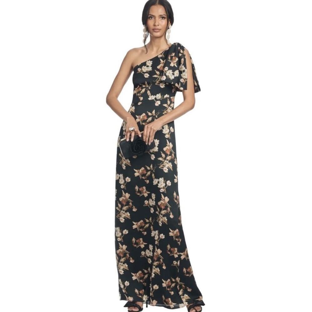 SACHIN & BABI Chelsea Printed Crinkle Georgette Gown - Size 2 $346